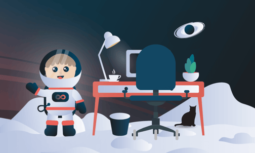 space agent working from home 