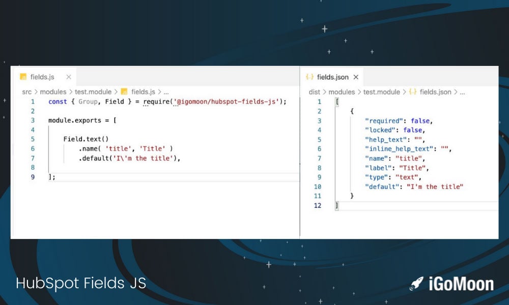 how hubspot fields js works code