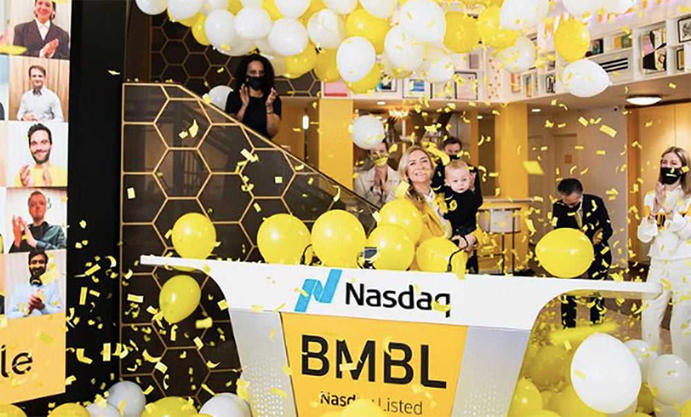whitney herd at moment bumble went public
